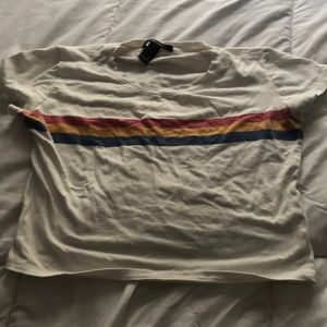 A white crop top